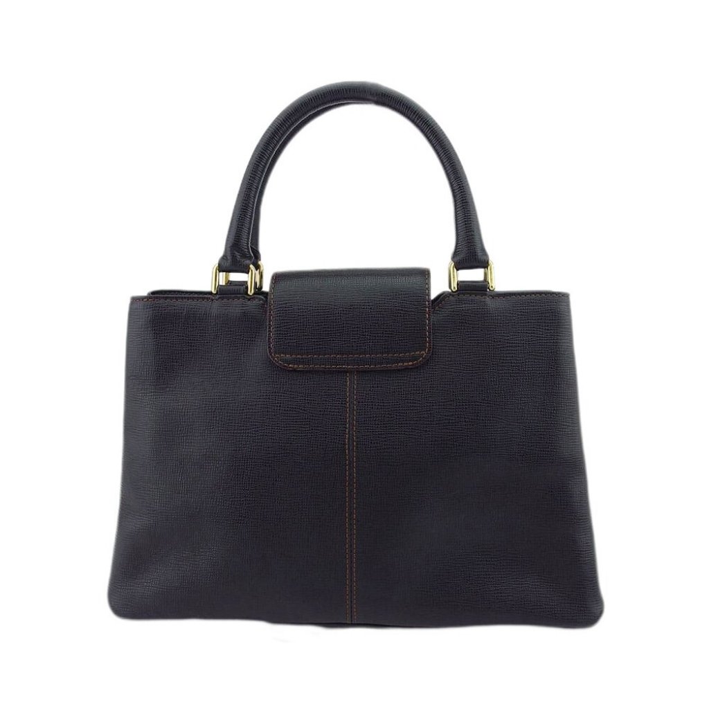 Mila Schon Handbag Leather Authentic Used C4505